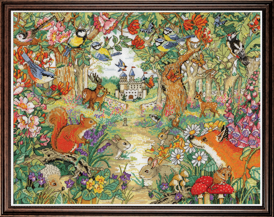 Castle In The Clearing Counted Cross Stitch Kit